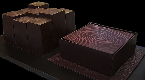 Tablette de chocolat noir Délice Pistache éclat d'Amans CREATION